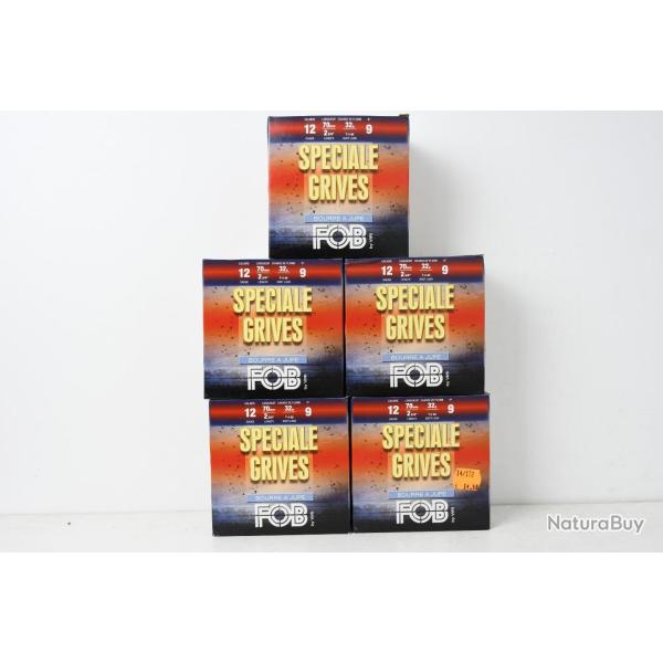 175 Cartouches FOB Speciale Grives N�9