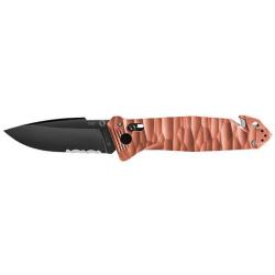 Couteau pliant TB Outdoor CAC S200 Mixte Toxifi&eacute; - 3 fonctions - Corail