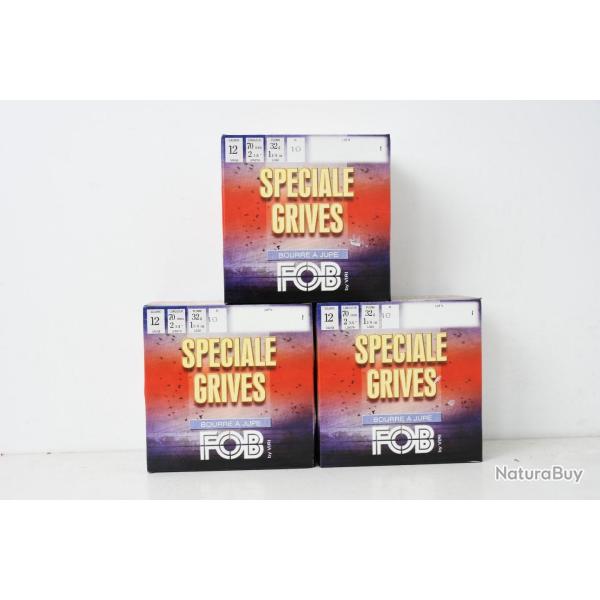 150 Cartouches FOB Speciale Grives N�10
