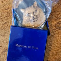 M&eacute;daille animali&egrave;re - Chat - &Eacute;gypte antique - Jean Joachim