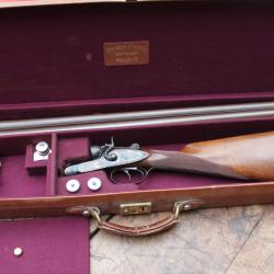 Magnifique fusil a chiens &agrave; platines G. MAYOR