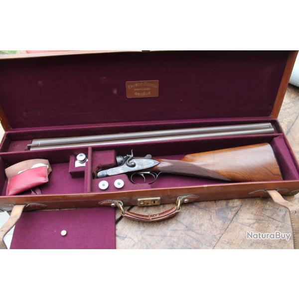 Magnifique fusil a chiens � platines G. MAYOR