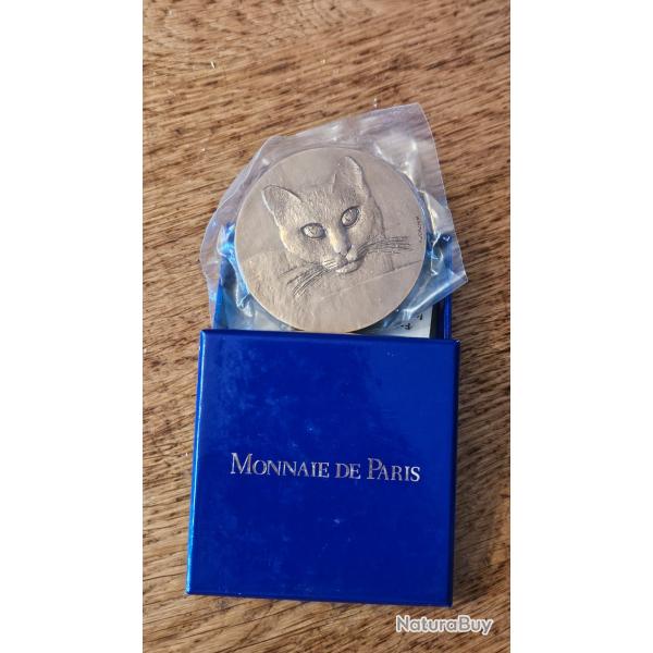 ANIMAUX M�daille, Chat  jOACHIM j