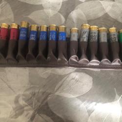 LIVRAISON OFFERTE  cartouchi&egrave;re r&eacute;glable neuf garni de 20cartouches cal 12 + 10 cartouches offertes