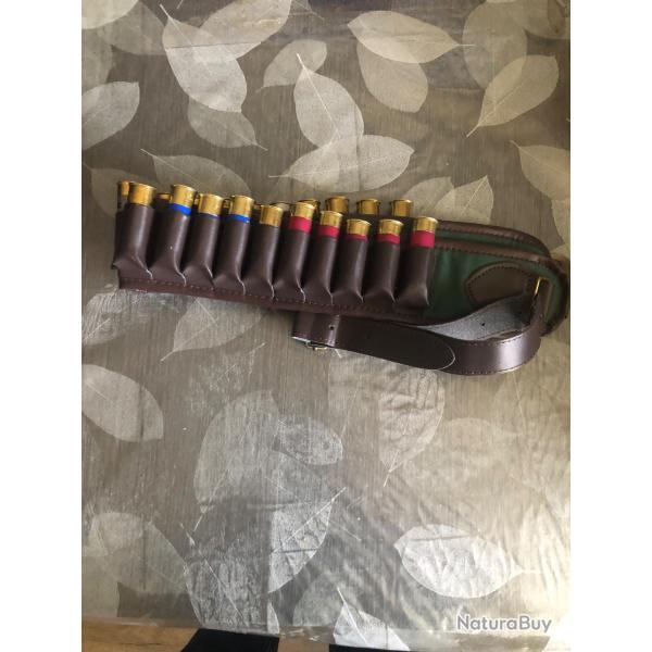 cartouchi�re r�glable neuf   garni de 20 cartouche 36 gr cal 12