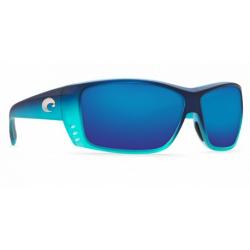 Lunette Polarisante Costa Cat Cay 73 Matte Caribbean Fade Blue Mirror 580P