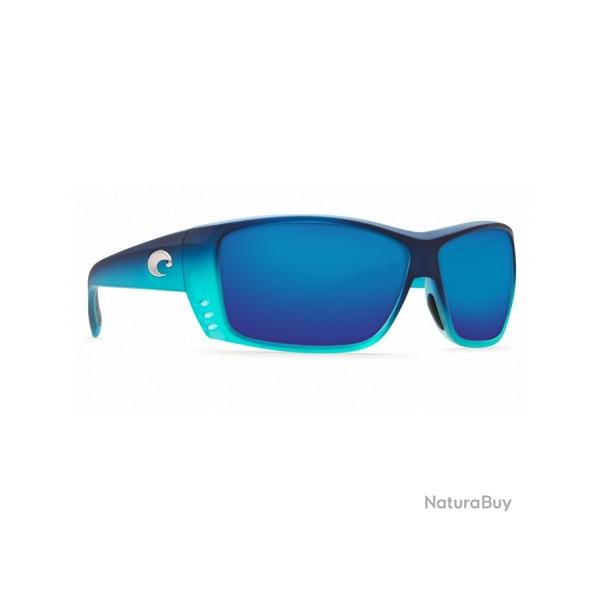 Lunette Polarisante Costa Cat Cay 73 Matte Caribbean Fade Blue Mirror 580P