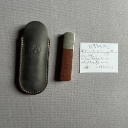 Couteau artisanal &laquo; MINIMUM L &raquo; d'Alain Andr&eacute;- lame RWL34 - pi&egrave;ce rare