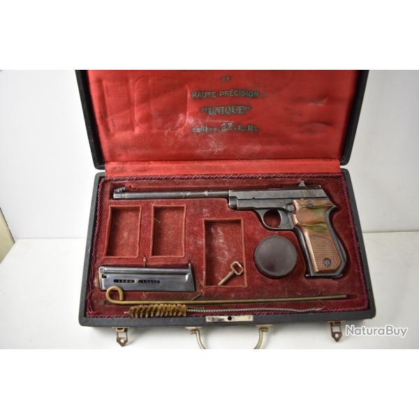 Pistolet Unique Model 52 8" Calibre 22Lr