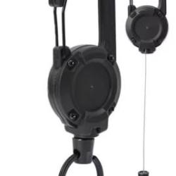 Mousqueton porte-cl&eacute;s antivol Noir - Livraison gratuite