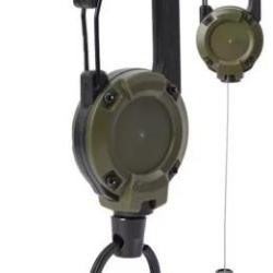 Mousqueton porte-cl&eacute;s antivol Kaki - Livraison gratuite