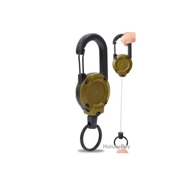 Mousqueton porte-cl�s antivol Beige/TAN - Livraison gratuite