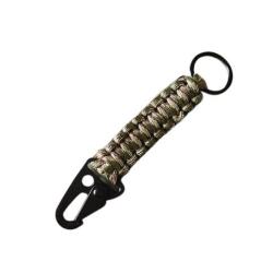 Porte-cl&eacute;s Mousqueton Paracorde Camouflage - Livraison gratuite