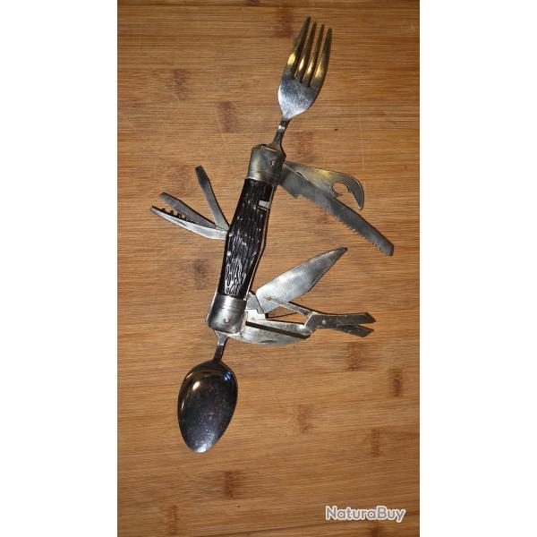 Couteau pliant multilames (11) - made in Japan - ann�es 60