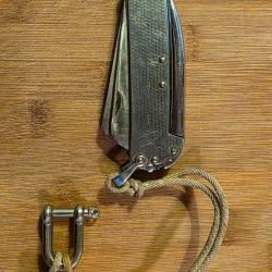 Couteau pliant de marin artisanal en acier
