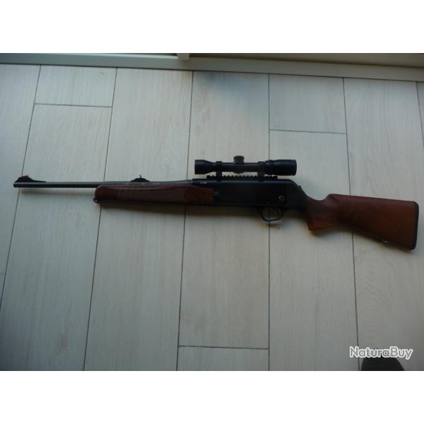 vends carabine HAENEL   SLB 20000+semi auto avec lunette de battue BUCHNELL.calibre 7x64