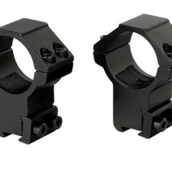 Colliers haut rail 11 mm pour lunette de tir diam&egrave;tre 25 mm