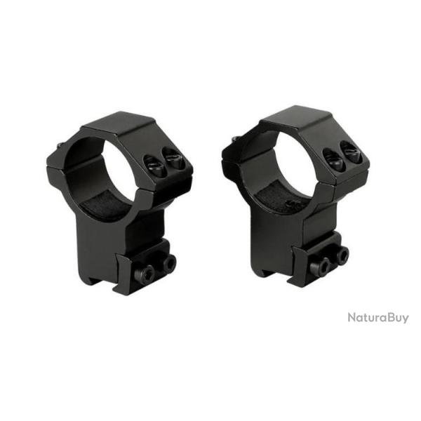 Colliers haut rail 11 mm pour lunette de tir diam�tre 25 mm