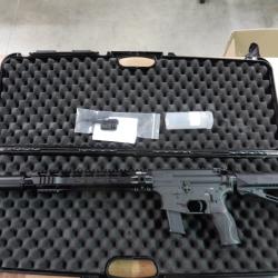 CARABINE ADC AR9 CAL 9X19 + SILENCIEUX SKM + MALLETTE OCCASION PARFAIT ETAT