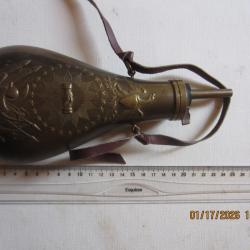 Poire &agrave; poudre style Guerre de S&eacute;cession US (bidon vide sans poudre)