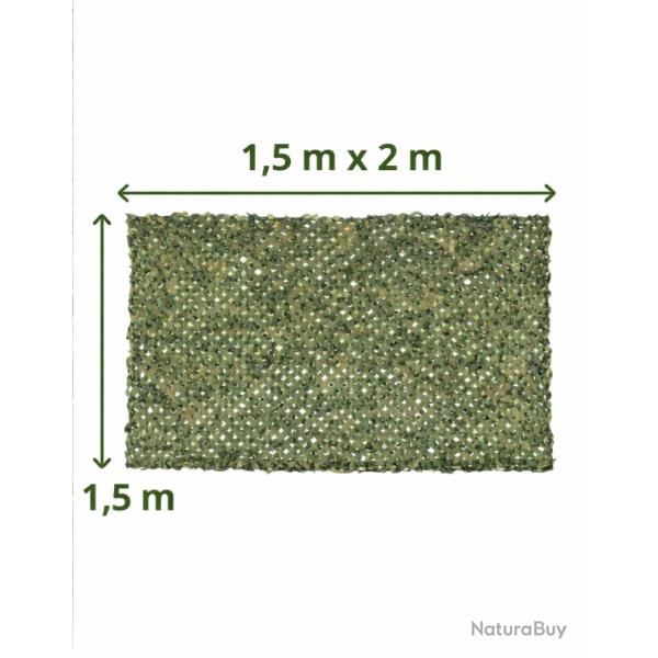 Filet camouflage 1,5m x 2m 1� Sans prix de reserve