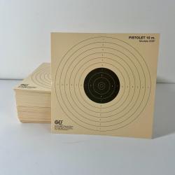Cibles Pistolet 10M non num&eacute;rot&eacute;es x100