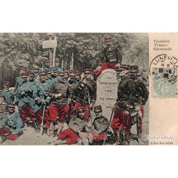 CPA - Militaire -Fronti�re Franco-Allemande-N�7094