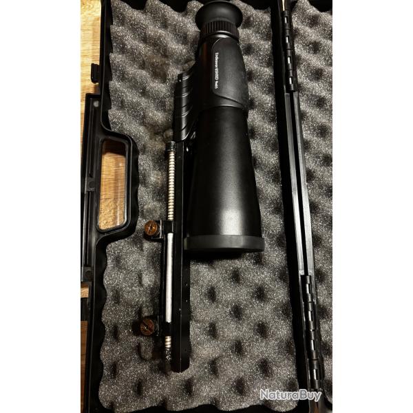 Demi jumelle vanguard Endeavor 65 HXD avec montage anti recul et malette transport