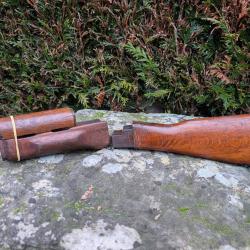 Kit bois Pour AK et akm en bois de h&ecirc;tre dans son jus avec marquage apparent