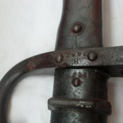 baionnette gras  steyr 1883 . R 2487