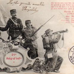 CPA-21e Regt -Infanterie N&deg;7101