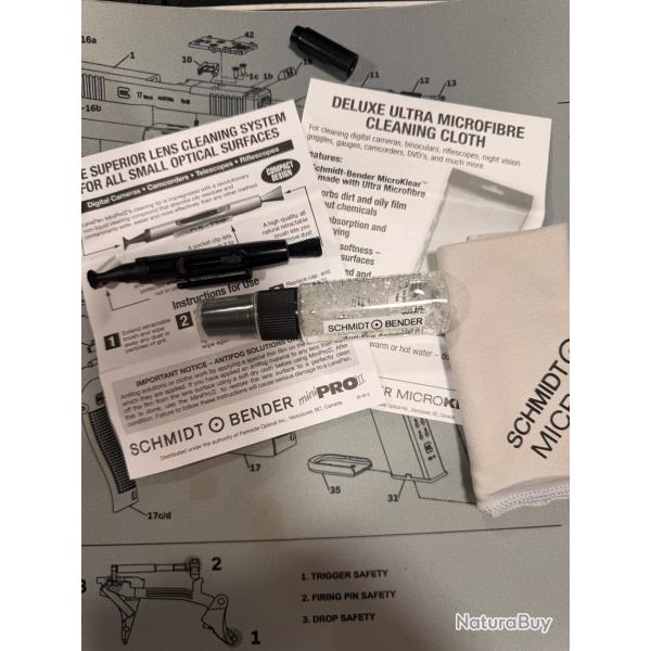 Kit nettoyage optique Schmidt & Bender