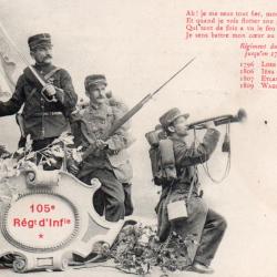 CPA-105e Regt -Infanterie N&deg;7100