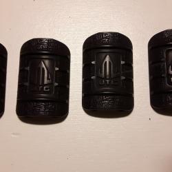 lot de 4 caches rail UTG PICATINNY noir en caoutchouc