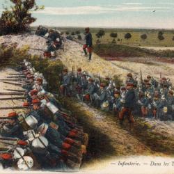 CPA-Infanterie - Dans les Tranch&eacute;e -N&deg;7097