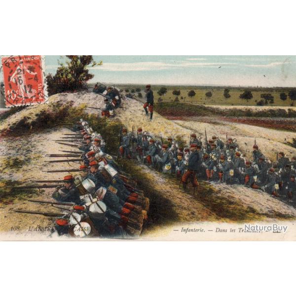 CPA-Infanterie - Dans les Tranch�e -N�7097