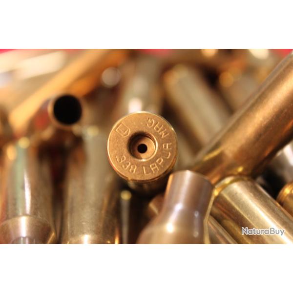 Lot de 90 douilles 338 LAPUA Mag.