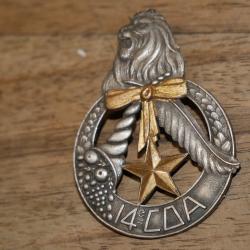 Insigne 14 COA - SECTION DE COMMIS OUVRIERS ADMINISTRATION - A AUGIS LYON