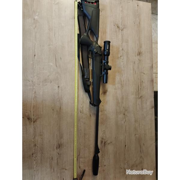 Blaser R8 ultimate 7rm+mod�rateur freyr devik+sabot amortisseur+mallette de transport