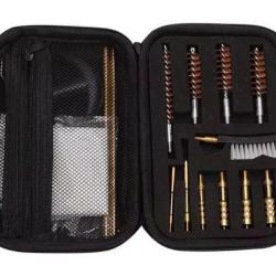 Kit de Nettoyage Armes 16 Pi&egrave;ces Multi-Calibres | Pistolet & Fusil | .22 .357 .38 9mm .40 .45