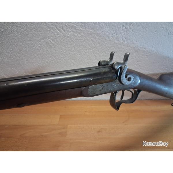 Fusil a poudre noir calibre 12, collection, fonctionnel