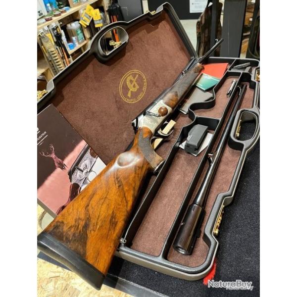 Chapuis ROLS Deluxe 7 Rem Mag - Comme neuf - Canon 63 cm - Rail Chapuis inclus