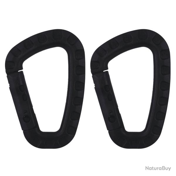 Mousqueton PVC OPEX - Vendu par 2 - Noir