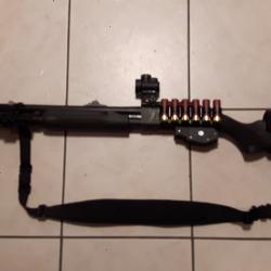 FAP fusil &agrave; pompe REMINGTON 870 EXPRESS tout &eacute;quip&eacute; cat&eacute;gorie C 5 coups calibre 12/76