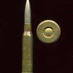 6.5 x 51 SR Arisaka Japon - balle nickel pointue  - amorce sertie x 2