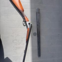 Fusil juxtapos&eacute;s Robust 222 crosse anglaise - cal 16/70 - avec deux canons