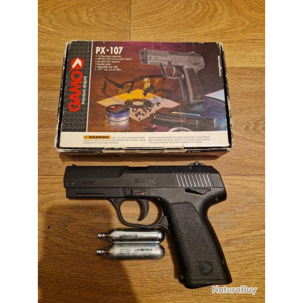 Gamo px 107 tbe 4.5mm billes acier , tbe