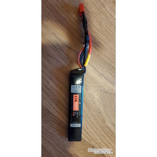 Batterie Lipo 1100 mAH 20C 7.4 V T-tdean airsoft