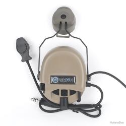Casque audio WADSN Headset Sordin V3 Pour FAST (DE) airsoft