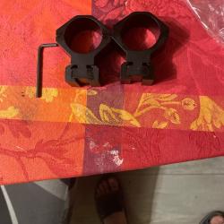 Collier haut 6 vis diam&egrave;tre 34 rails queue d arronde 11 mm